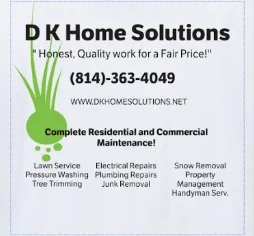 Top-rated yard maintenance with custom design across Meadville, PA - D K Home Solutions