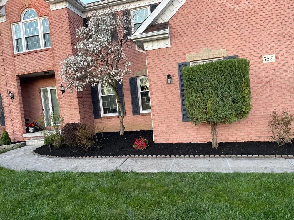 Affordable landscape installation in Getzville, NY by D Plus Landscaping