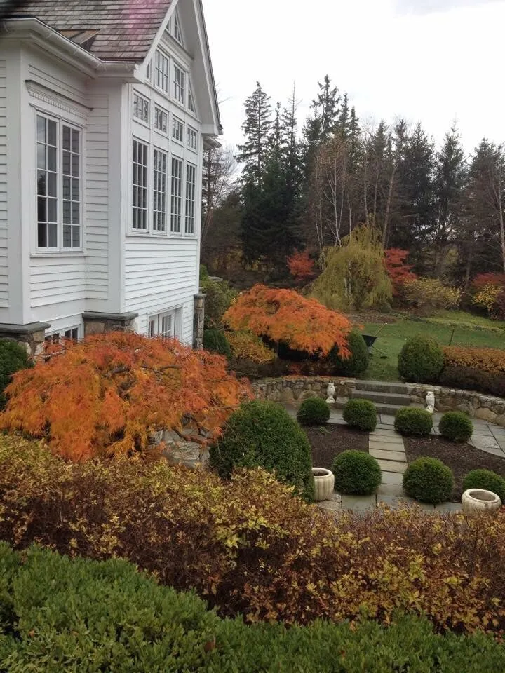 Custom outdoor landscaping in Becket, MA by D R Landscaping
