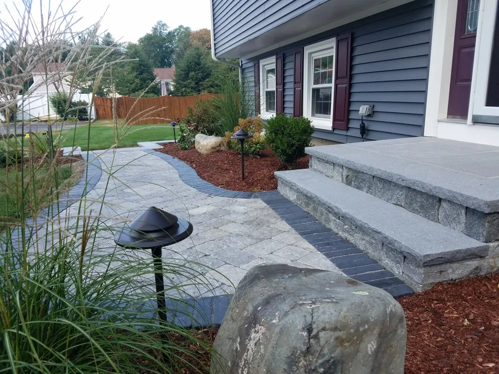 Trusted landscape design in Attleboro, MA by D R Stonework And Landscape
