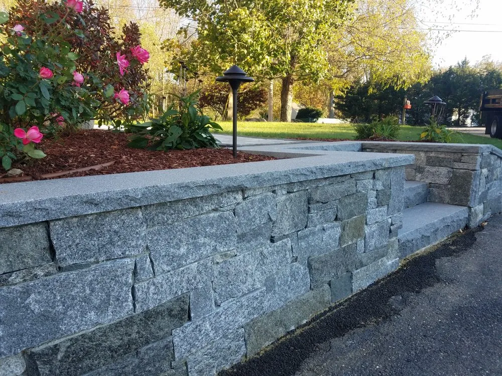 Trusted yard maintenance with custom design across Attleboro, MA - D R Stonework And Landscape