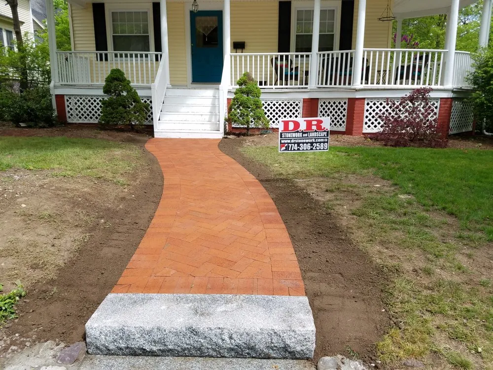 Trusted yard cleanup service for homes in Attleboro, MA by D R Stonework And Landscape