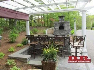 Custom landscape design in Attleboro, MA - D R Stonework And Landscape