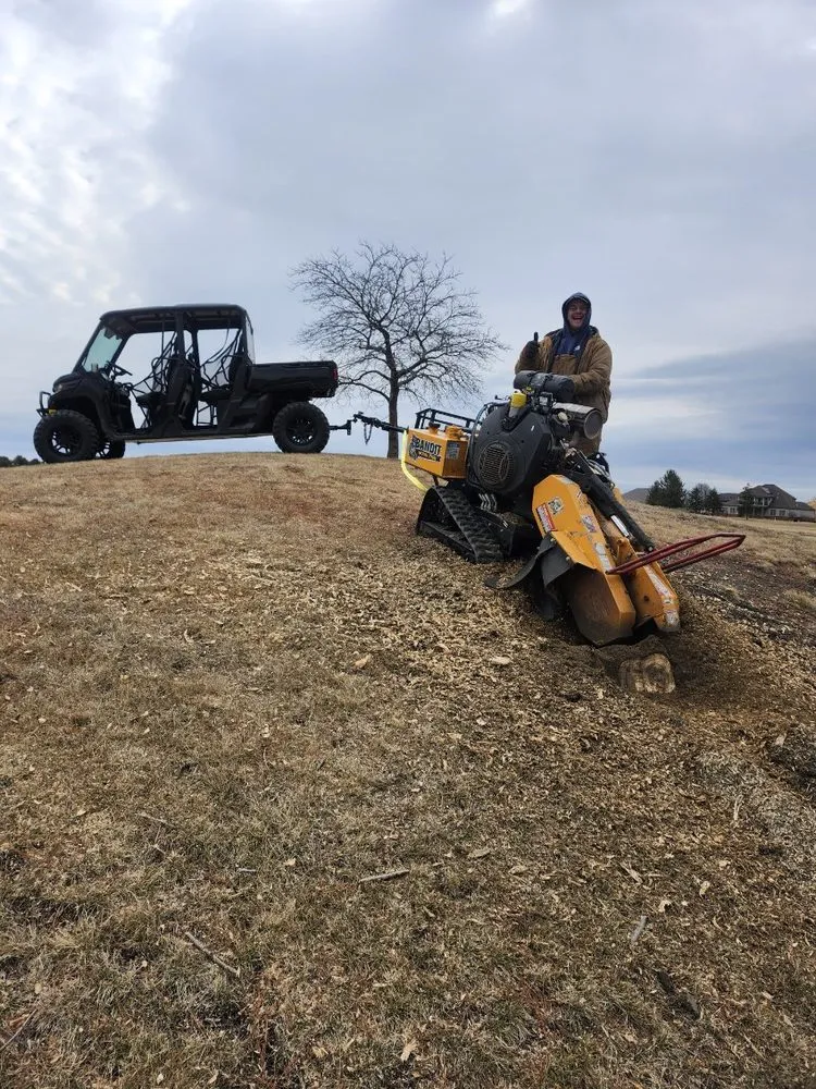 Custom garden landscaping near you in Ogden, IL by D Ramm Services & Stump Grinding