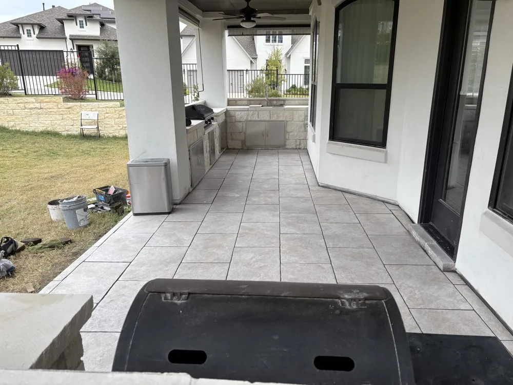 Professional landscape installation in Leander, TX - Da Brothers Masonry