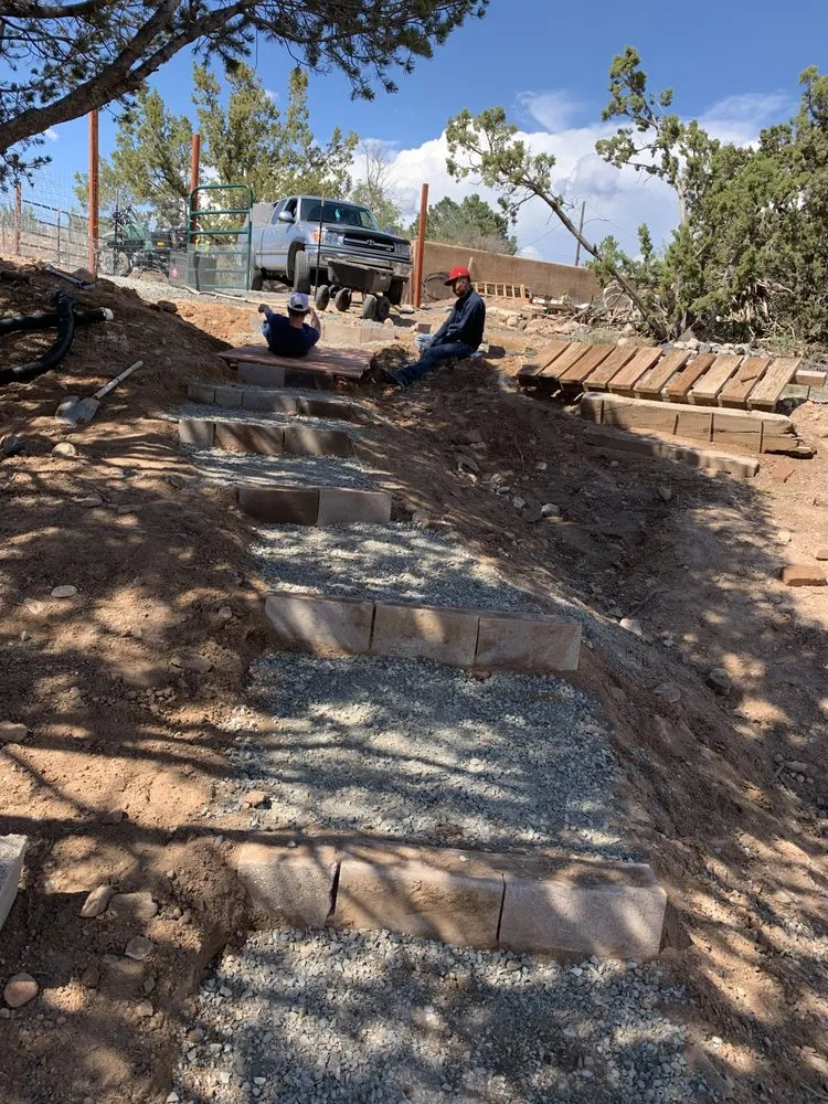 Custom landscape installation for outdoor upgrades in NM, NM by DA Landscape & Construction