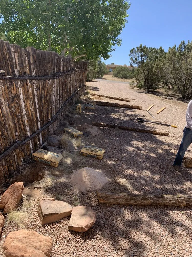Custom garden landscaping for homes in NM, NM by DA Landscape & Construction
