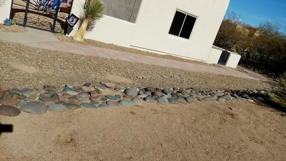 Custom garden landscaping in Tucson, AZ by Daa Landscaping