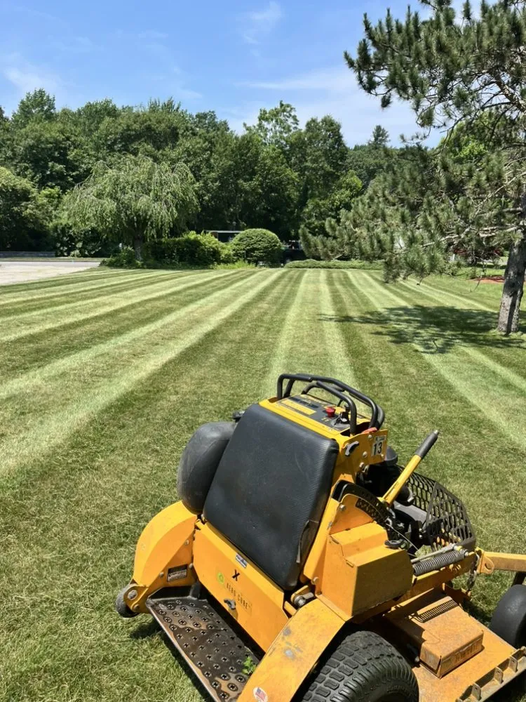 Top-rated landscape design for year-round maintenance in Medfield, MA by Dad Vs Lawn