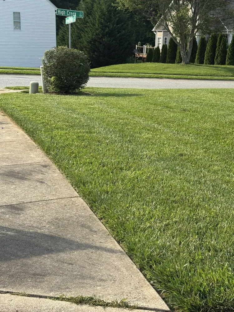 Professional landscaping services for residential properties in Kernersville, NC by Daddy Duties Lawn Service
