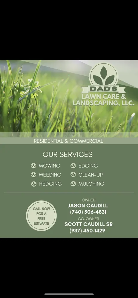 Custom yard maintenance for homes in West Jefferson, OH by Dads Lawn Care and Landscaping