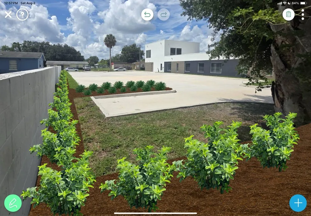 Professional garden landscaping in Orlando, FL by DAE Landscaping