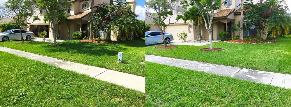 Affordable outdoor landscaping in Coconut Creek, FL by Dahlen Family Lawn Care