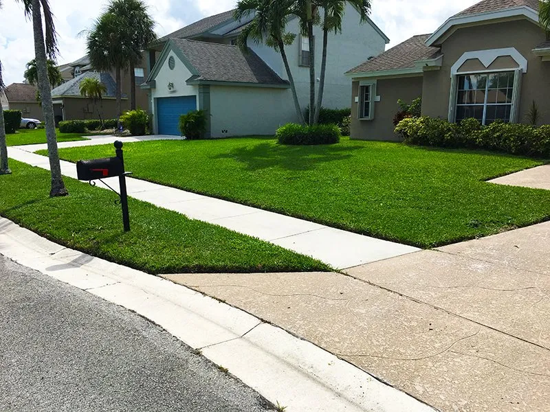 Custom residential landscaping in Coconut Creek, FL by Dahlen Family Lawn Care