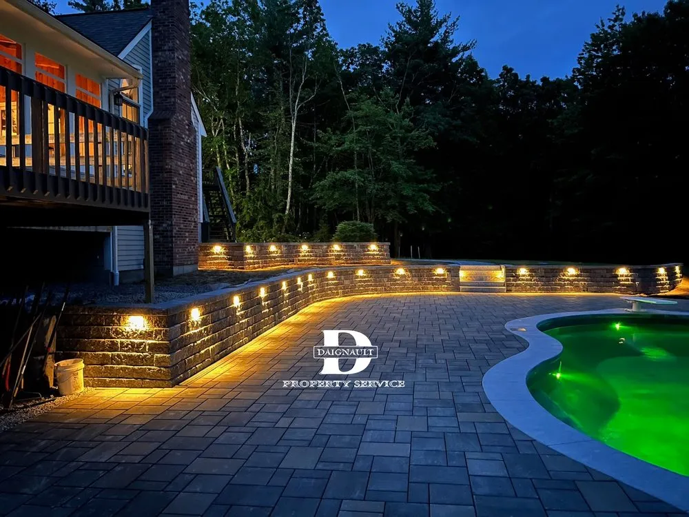 Professional outdoor landscaping for beautiful yards in Nashua, NH by Daignault Property Service