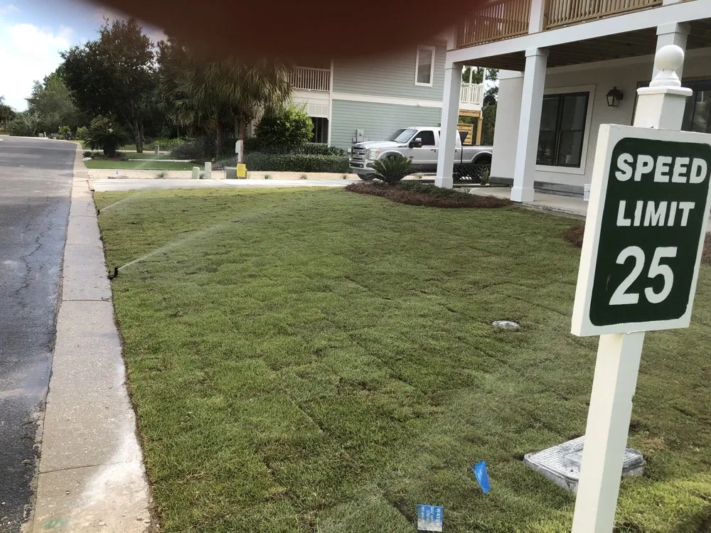 Custom residential landscaping in Loxley, AL by Dailey Lawn Care