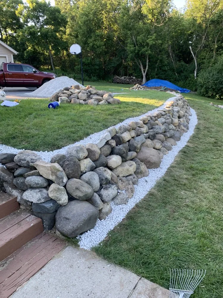 Local landscape design near you in Okauchee Lake, WI by DairyLand-Scaping & more