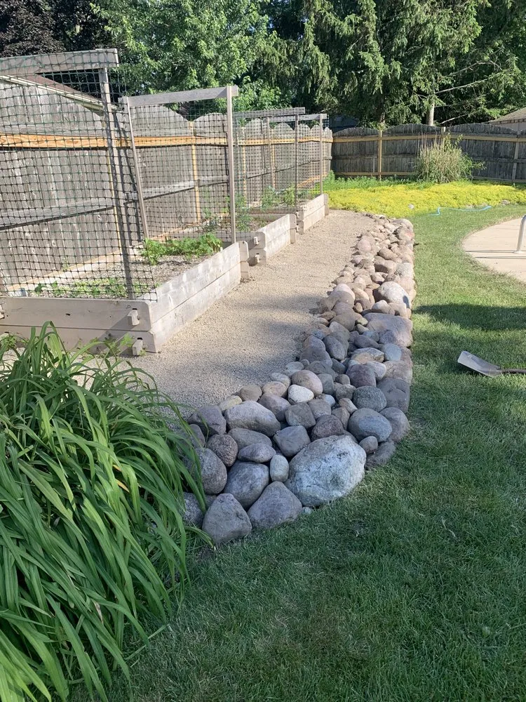 Custom landscape installation for beautiful yards across Okauchee Lake, WI - DairyLand-Scaping & more