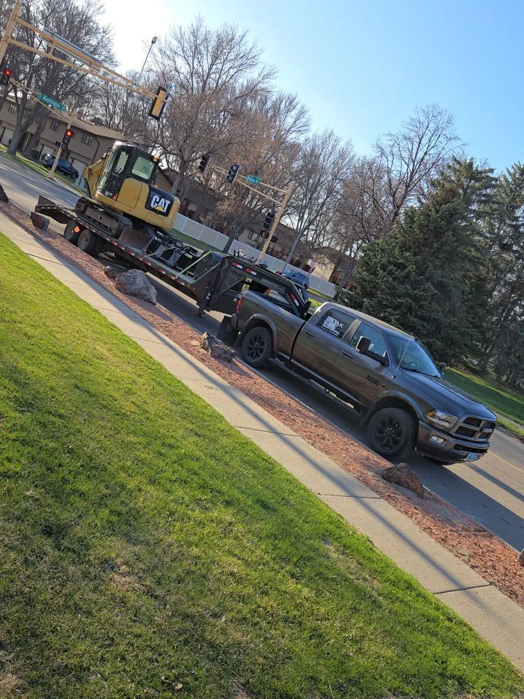 Affordable landscape installation in Lincoln, ND by Dak Construction