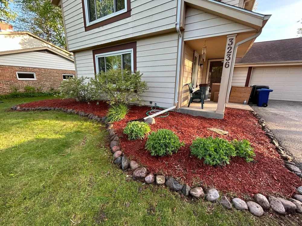 Expert landscape installation for residential properties in Waubeka, WI by DAK Landscaping