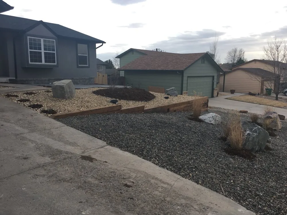 Professional garden landscaping for homes in Colorado Springs, CO by DaKine Custom Landscaping & Design