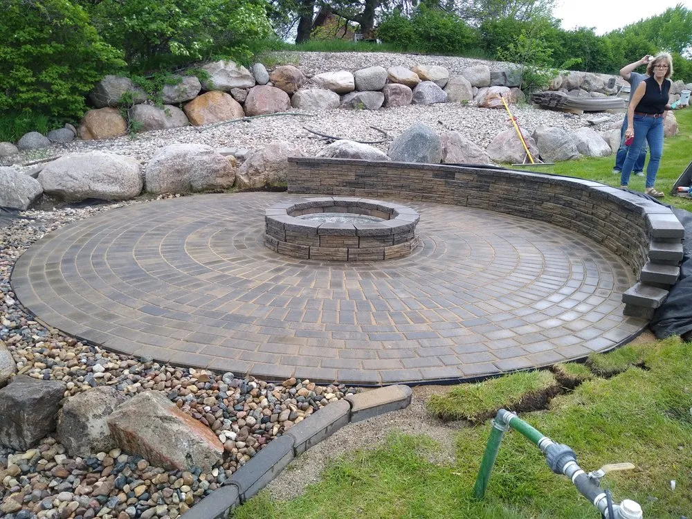Local residential landscaping in Marshall, MN by Dakota Boulders And Landscaping