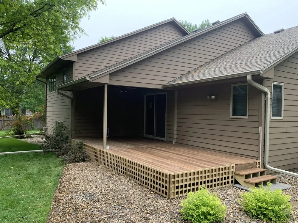 Custom lawn care service for outdoor upgrades in Sioux Falls, SD by Dakota Elevated Exteriors