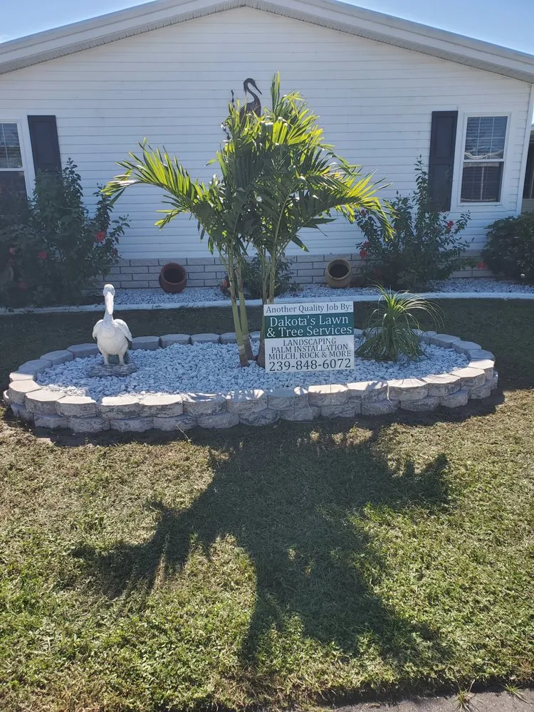 Trusted landscaping services for beautiful yards in North Fort Myers, FL by Dakota's Lawn & Tree Services