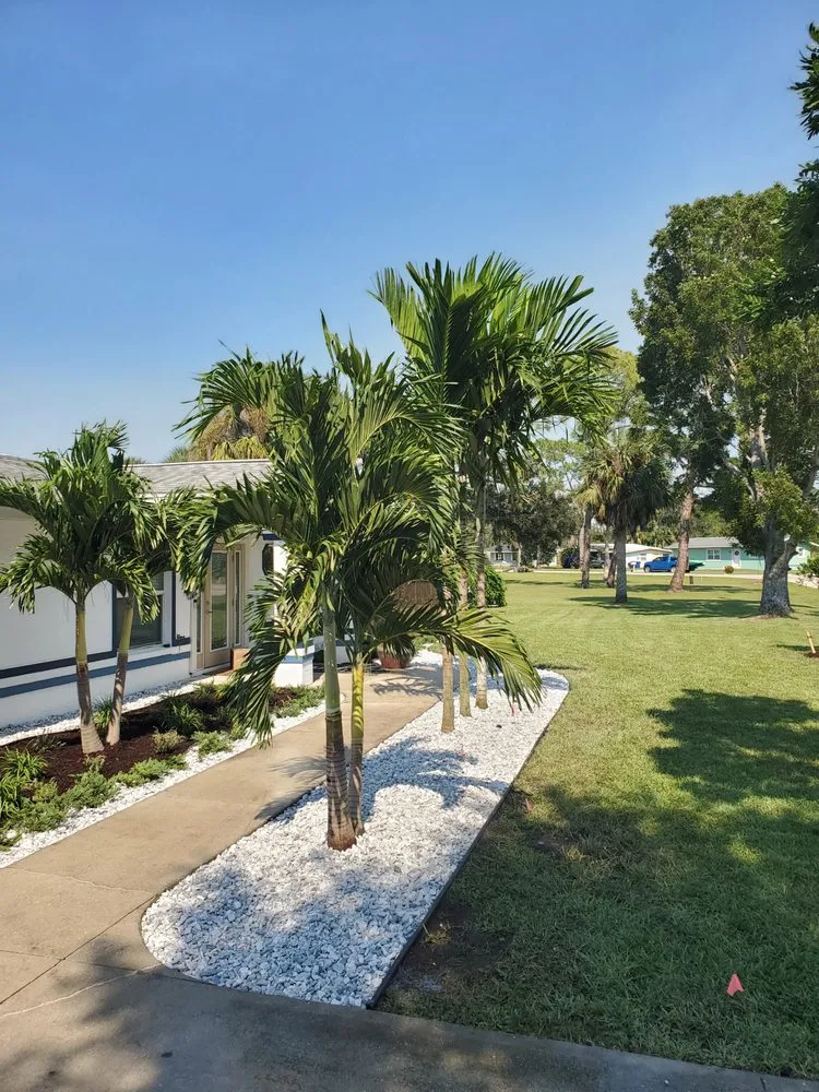 Top-rated outdoor landscaping with custom design across North Fort Myers, FL - Dakota's Lawn & Tree Services
