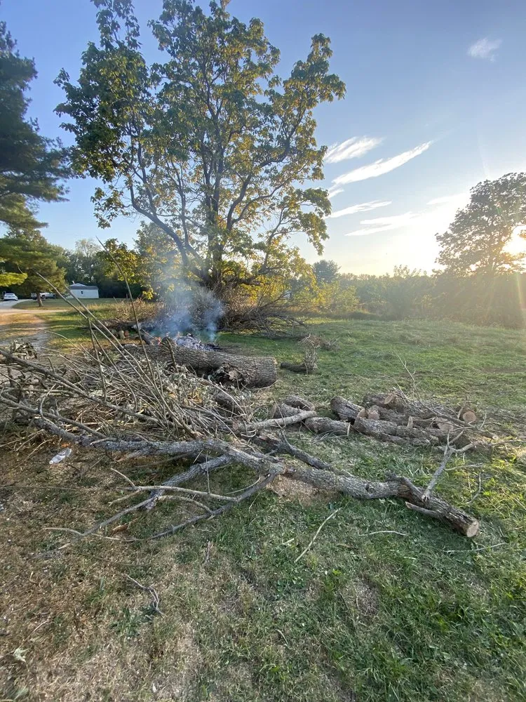Local landscape installation in Jacksonville, IL by Dakotas Tree Removal