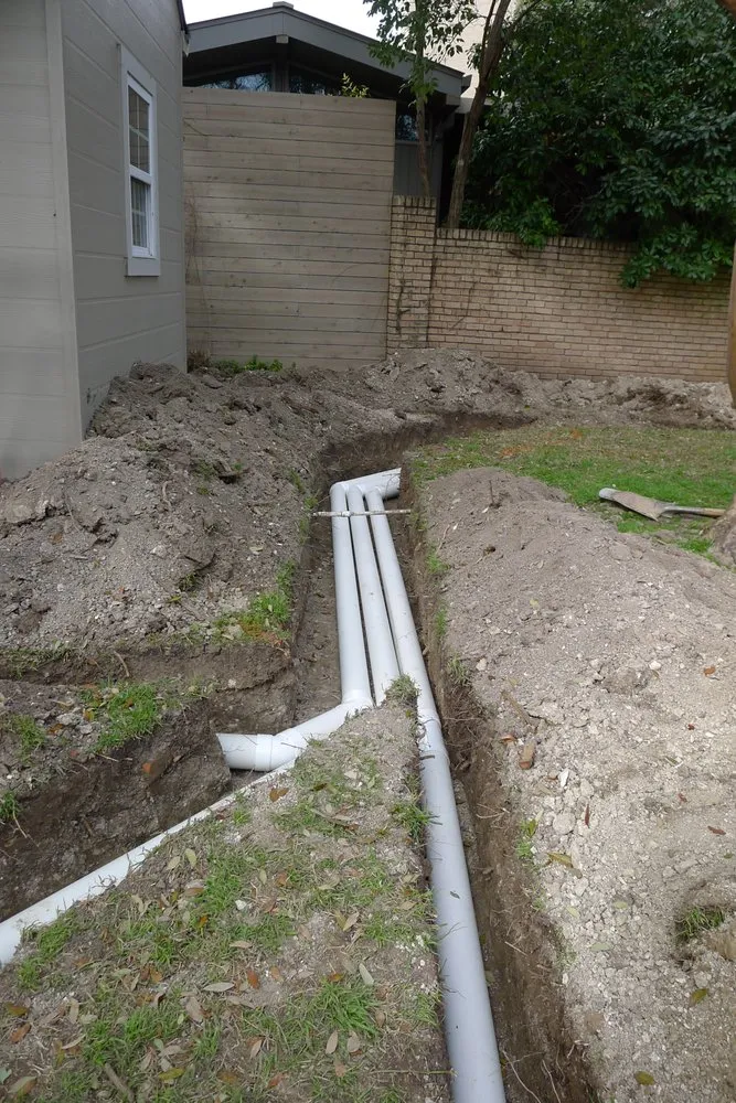 Custom landscape installation in Dallas, TX by Dallas Drainage Solutions