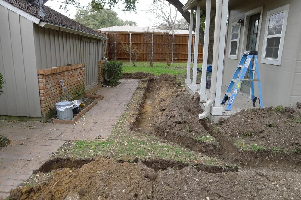 Expert lawn mowing service for residential properties across Dallas, TX - Dallas Drainage Solutions