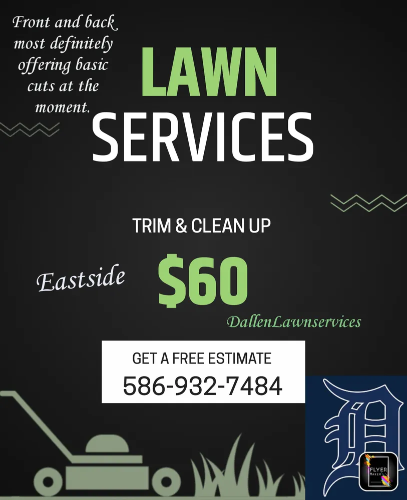 Affordable lawn care service in Eastpointe, MI by DallenLawnServices
