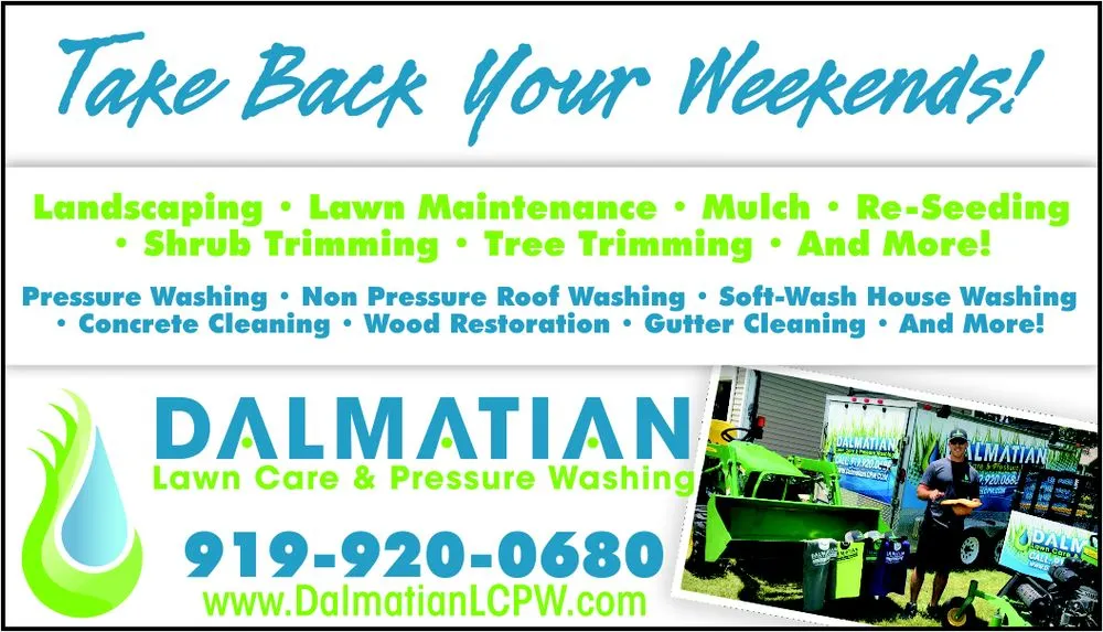 Professional outdoor landscaping experts serving Goldsboro, NC - Dalmatian Lawn Care & Pressure Washing