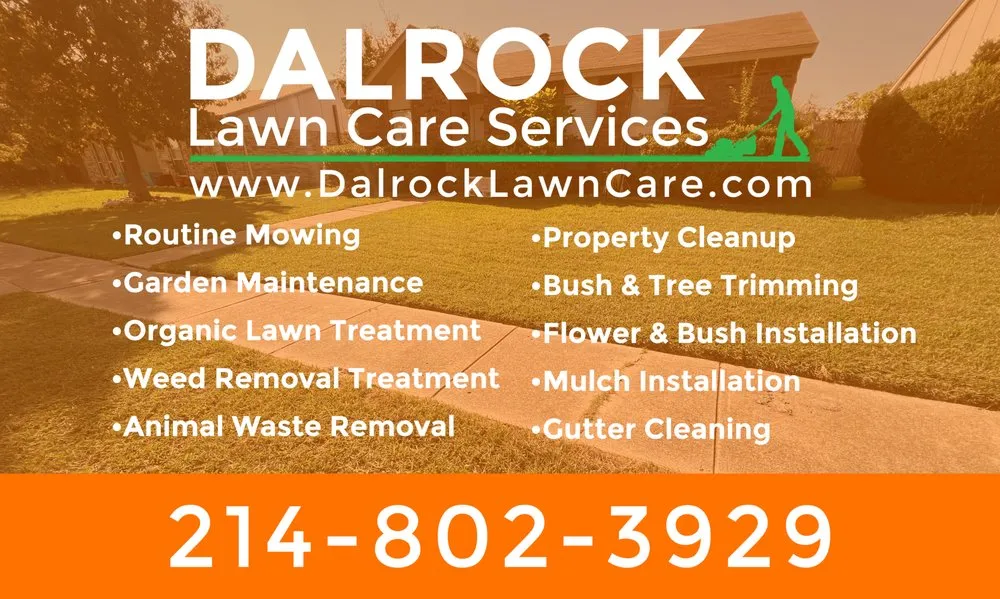 Local garden landscaping for year-round maintenance across Rowlett, TX - Dalrock Lawn Care Services
