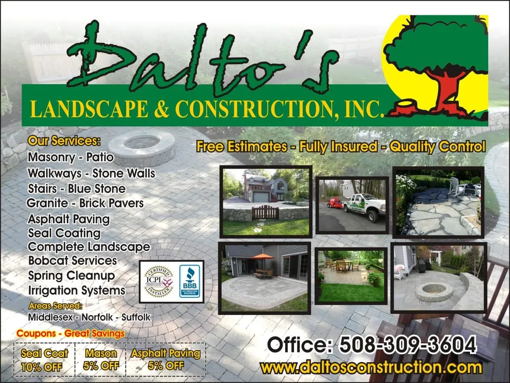 Custom lawn mowing service experts serving Framingham, MA - Dalto's Construction