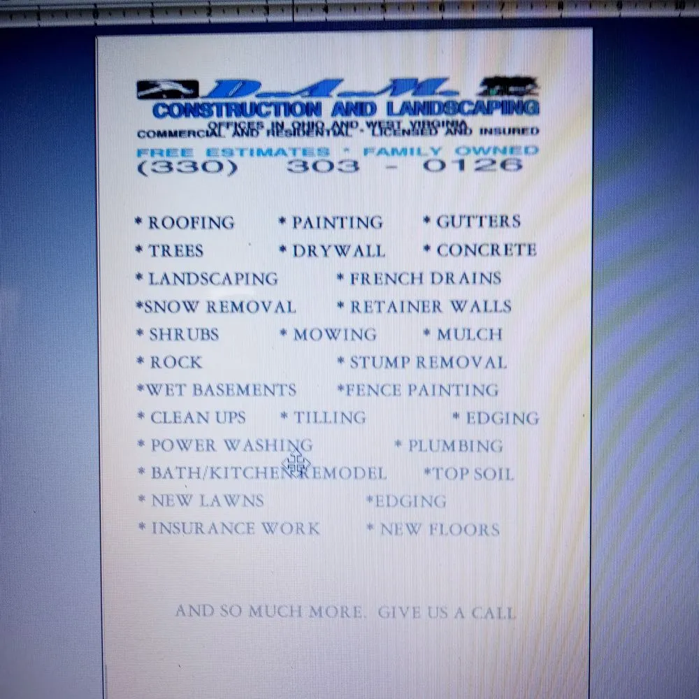 Trusted garden landscaping in East Liverpool, OH by DAM Construction and Landscaping