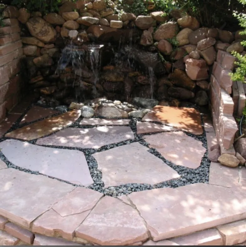 Custom outdoor landscaping with custom design in Hortense, GA by Damon of All Trades
