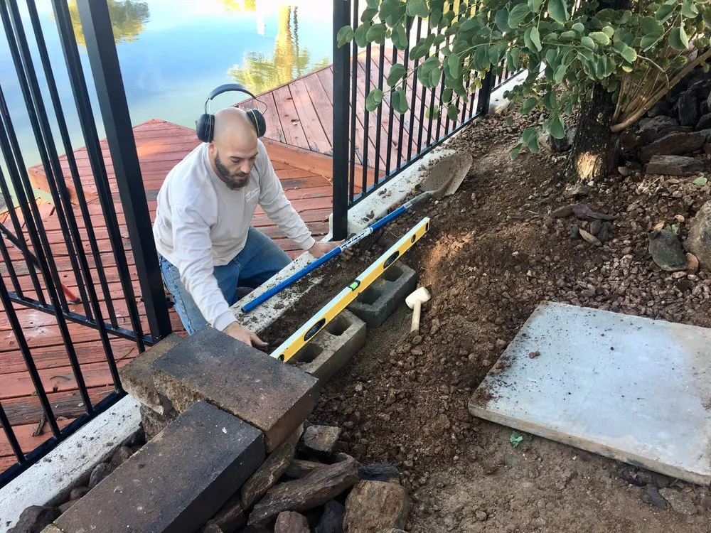 Expert lawn mowing service for residential properties in Glendale, AZ by Damone Landscaping