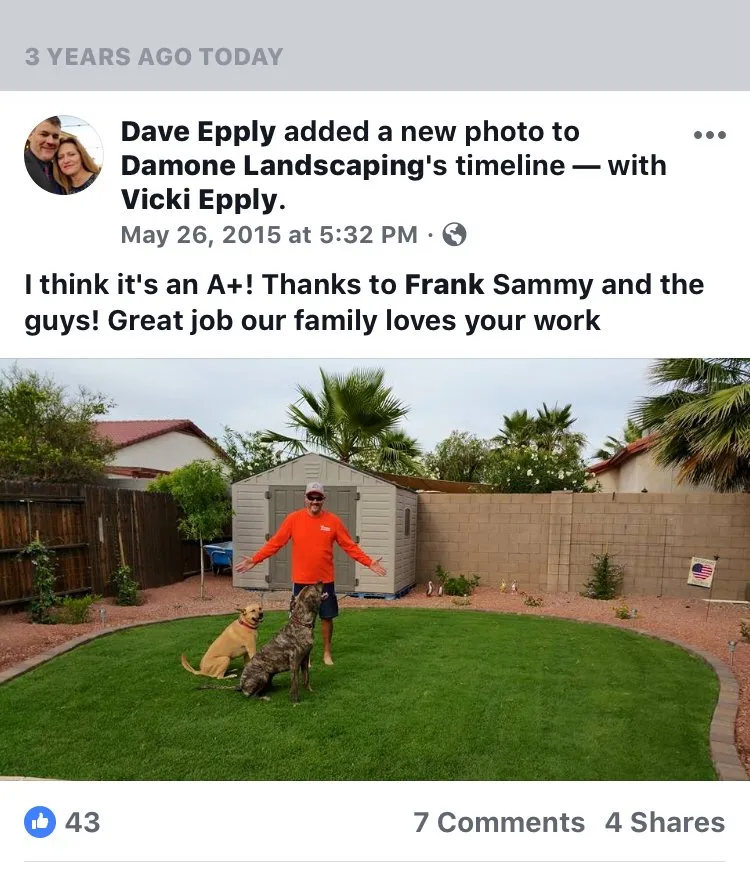 Expert outdoor landscaping experts serving Glendale, AZ - Damone Landscaping