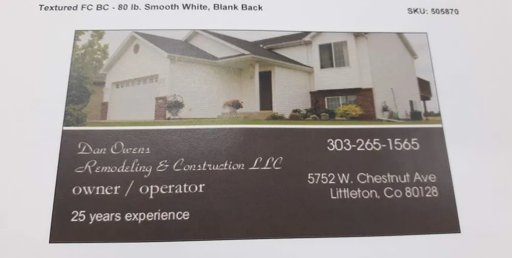 Top-rated landscape installation for year-round maintenance in Littleton, CO by Dan Owens Remodeling and Construction