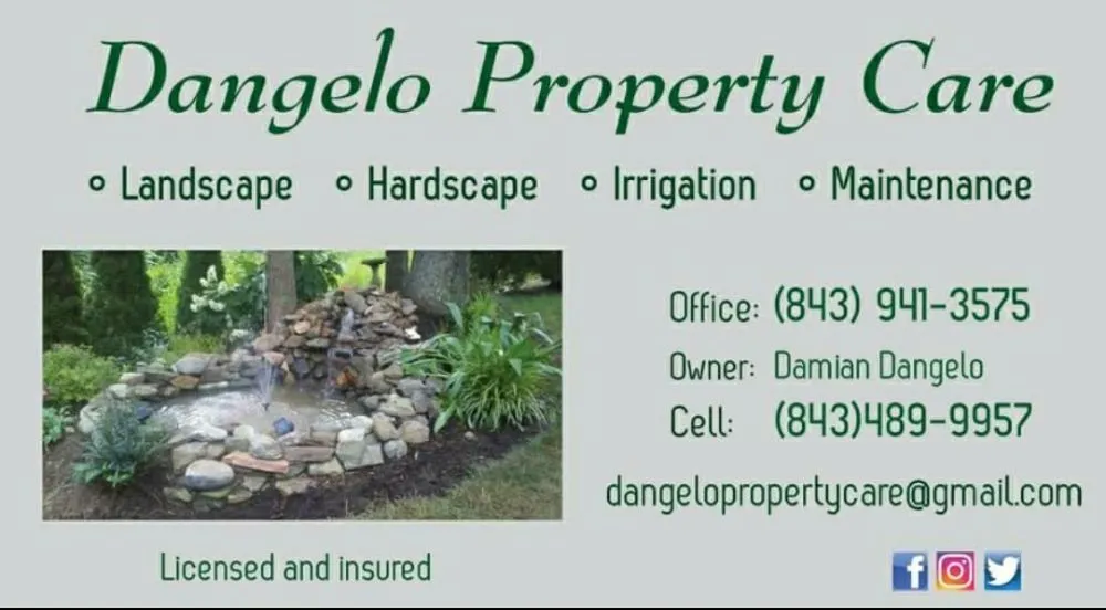 Custom landscape installation in Beaufort, SC - Dangelo Property Care