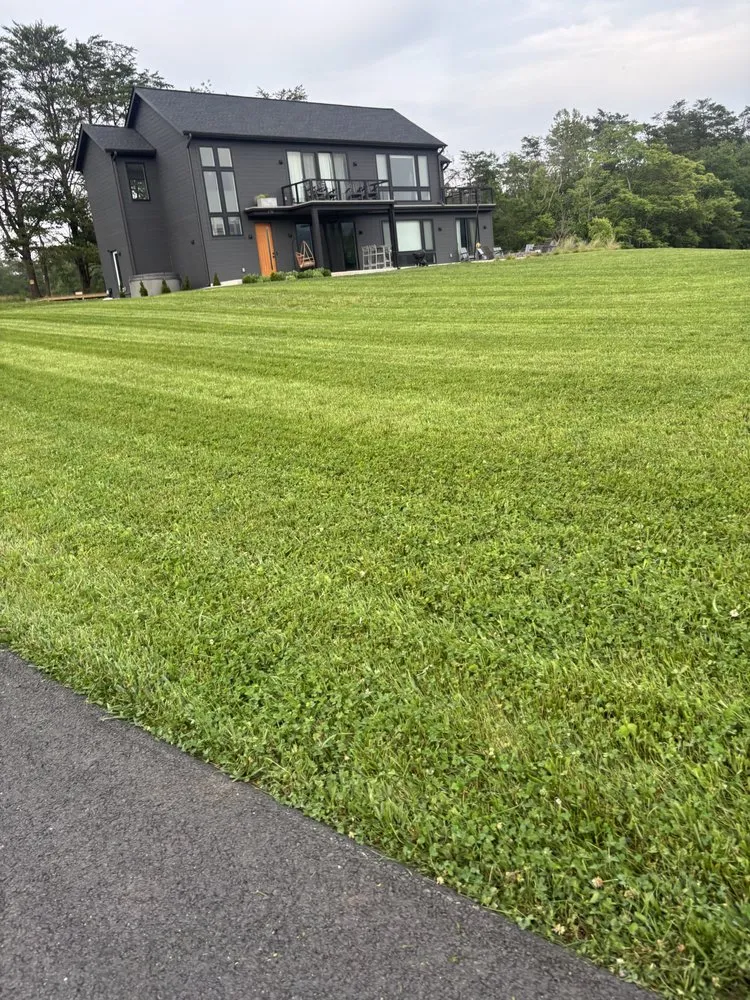 Professional outdoor landscaping for homes in Palmyra, VA by Daniel & Son Lawn care