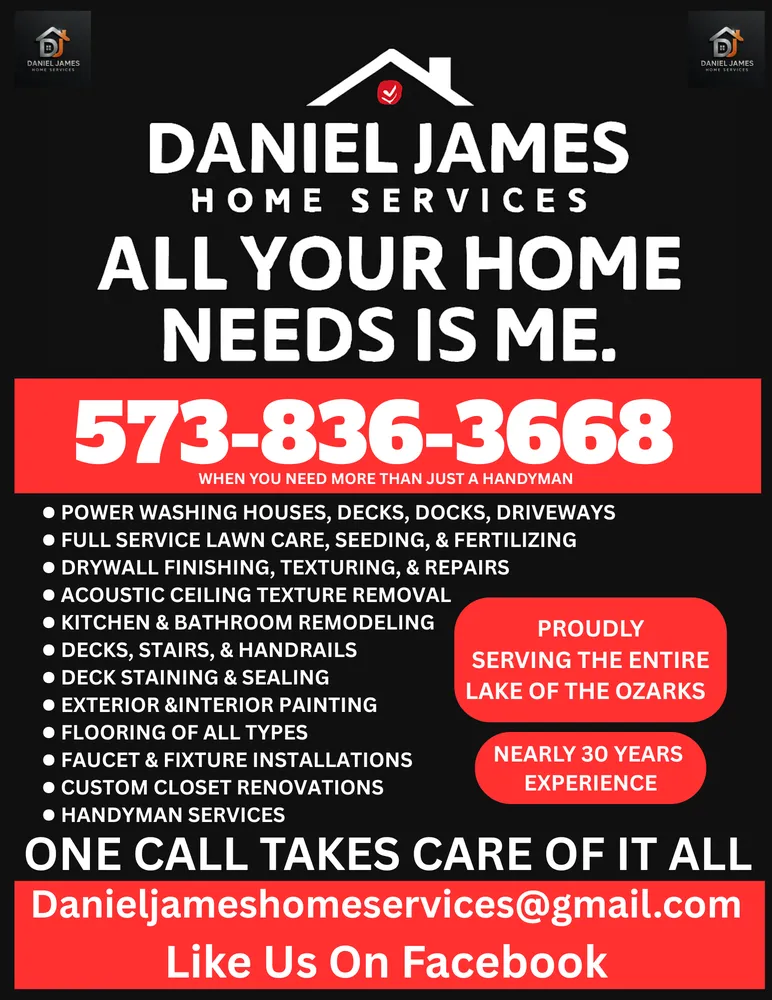 Professional landscape design for year-round maintenance in Camdenton, MO by Daniel James Home Services
