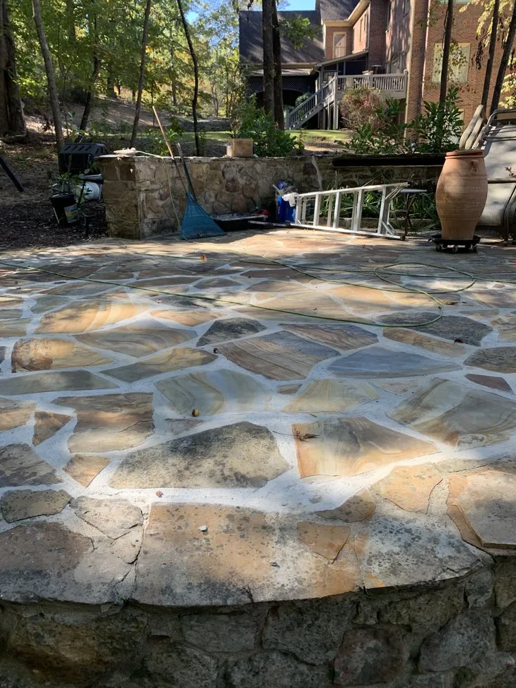 Expert garden landscaping with custom design in Mountain Brook, AL by Daniel Lawn Mowers And More