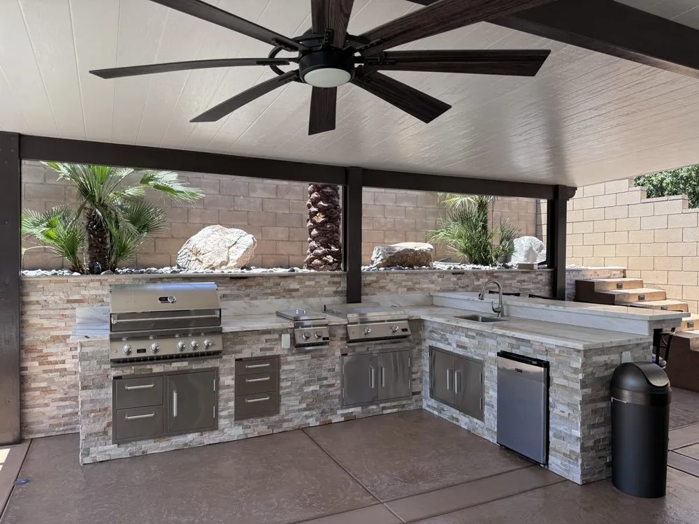 Professional garden landscaping with custom design across Hesperia, CA - Daniel's Affordable Landscaping