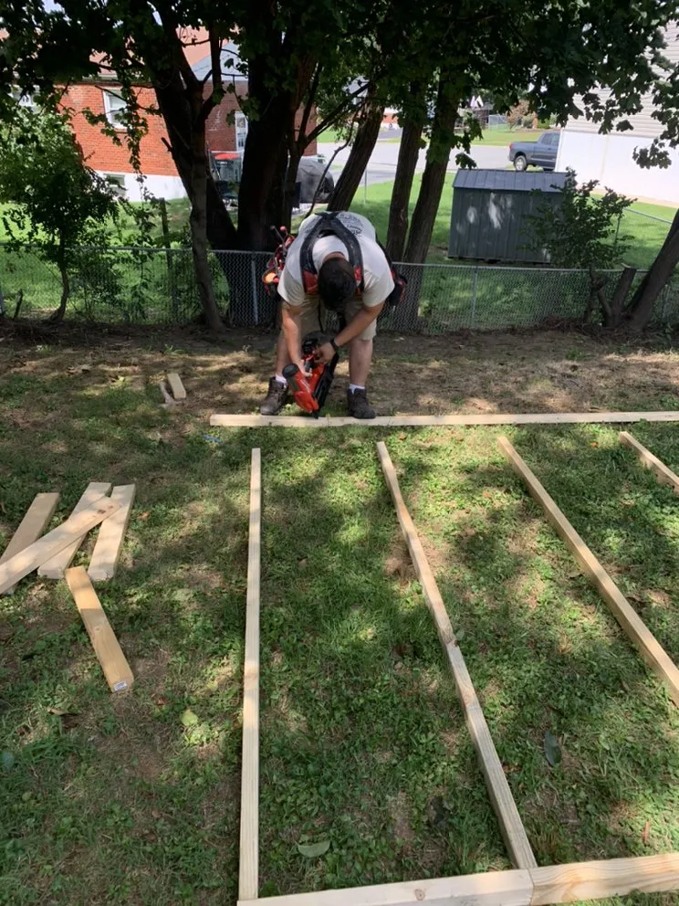 Custom landscape installation in New Castle, DE by Daniel's Contracting