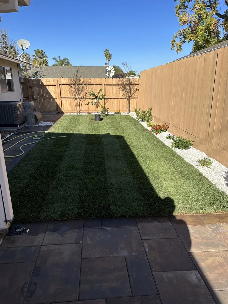 Expert landscaping services for beautiful yards in Ceres, CA by Daniel’s Gardening and Landscape