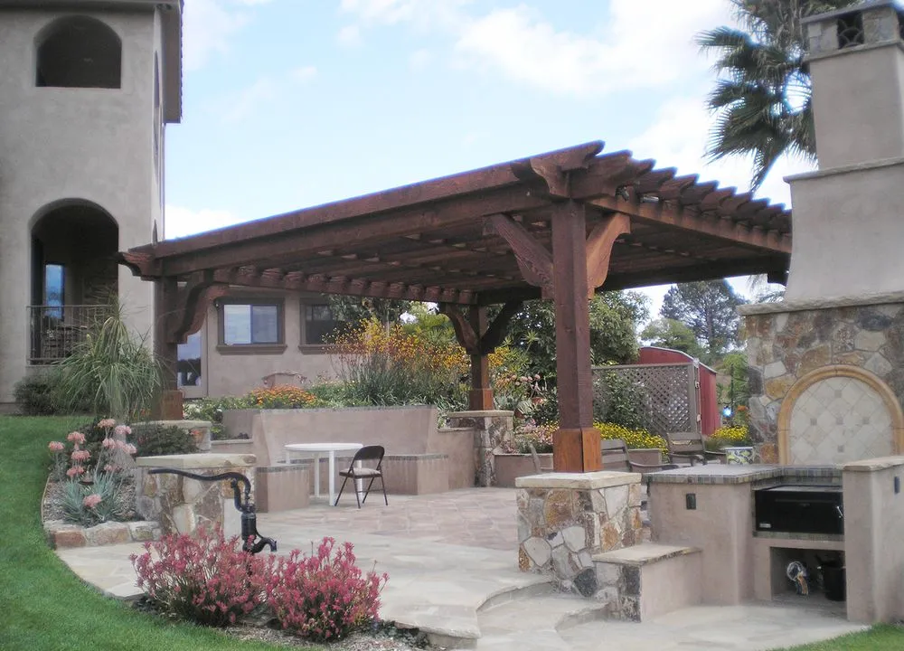 Custom garden landscaping in San Marcos, CA by Daniels Landscape