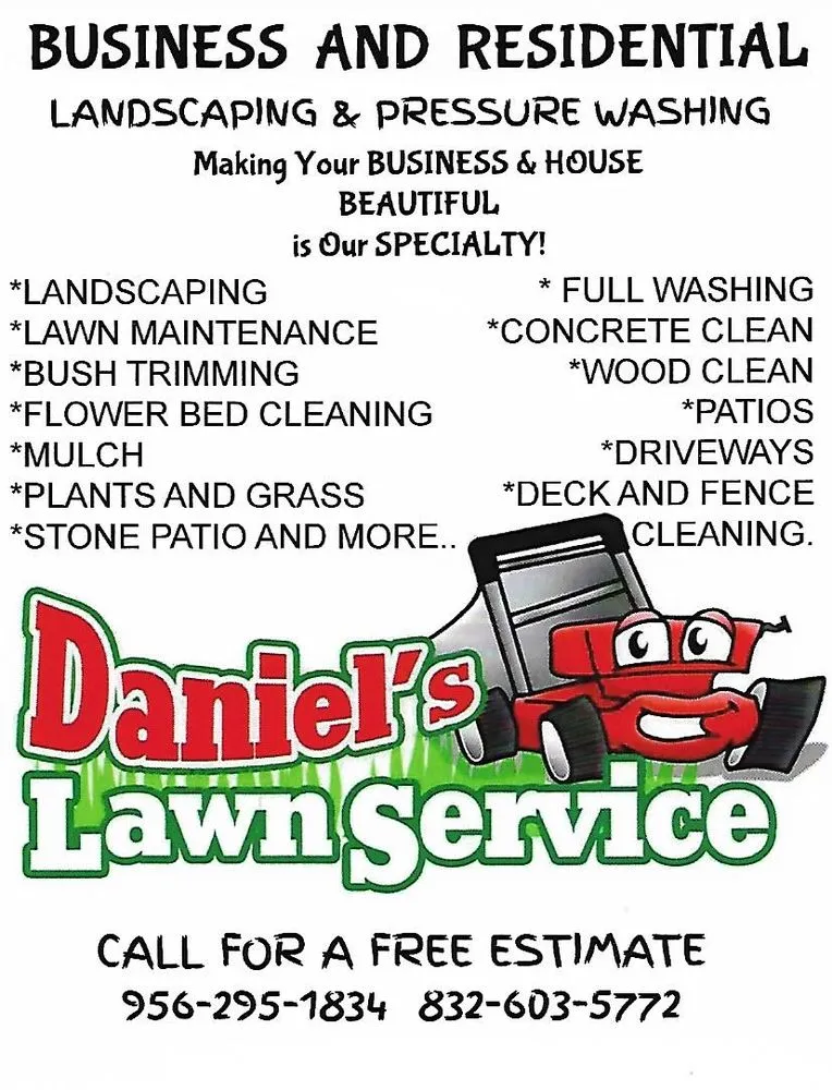 Affordable yard maintenance experts serving Pasadena, TX - Daniel's Lawn Service & Pressure Washing